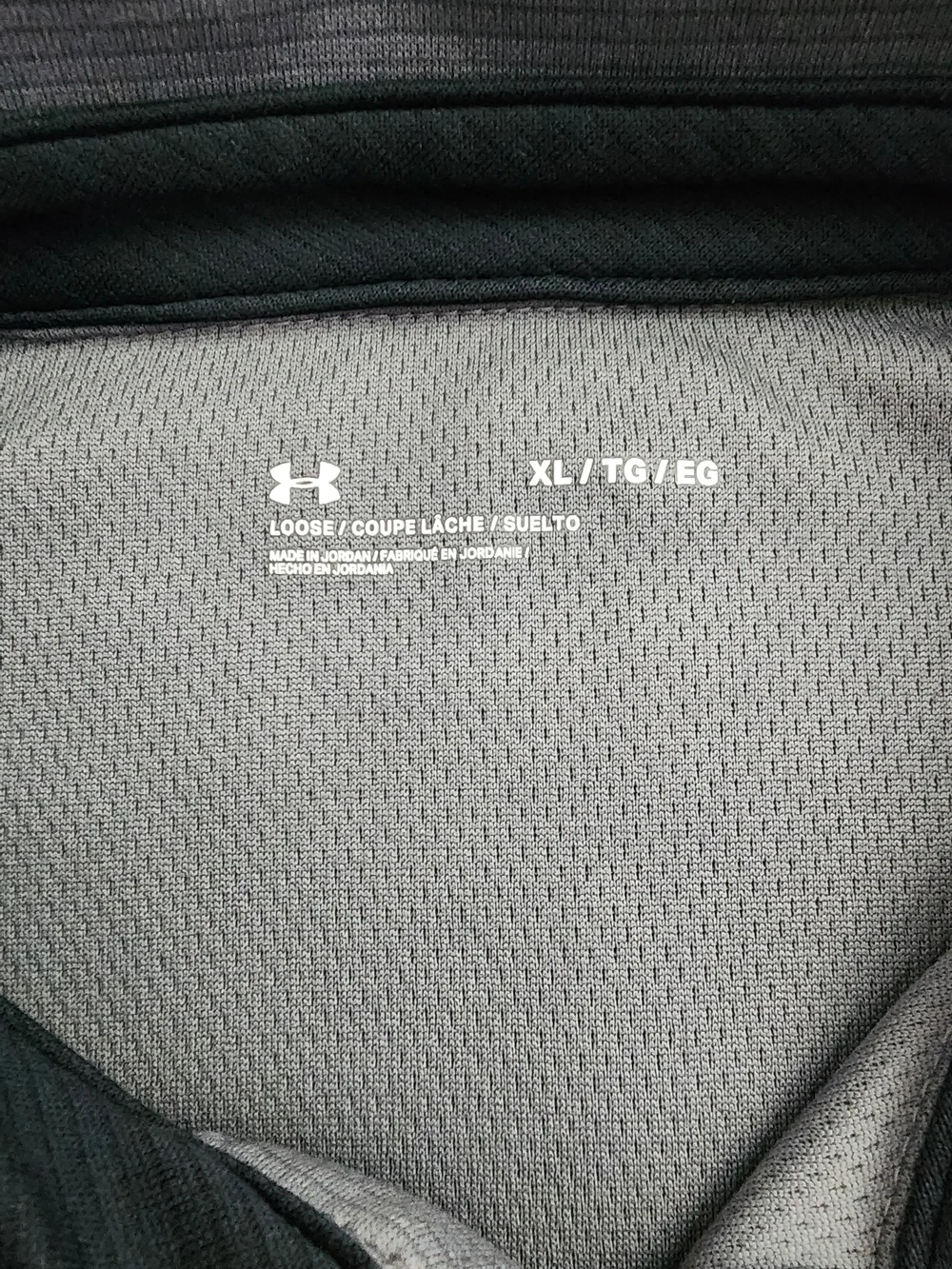 Under Armour Men's Grey Loose Performance Polo Size XL